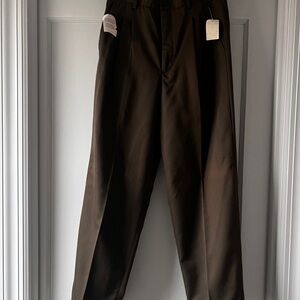 Vintage new with tag! High waisted Brown Pants dress pants
